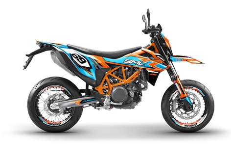 Kit Grafiche Ktm 690 SMC R 2019 Completamente Personalizzato Mt Creations