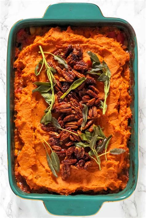 Healthy Sweet Potato Turkey Shepherd's Pie - Baked Ambrosia