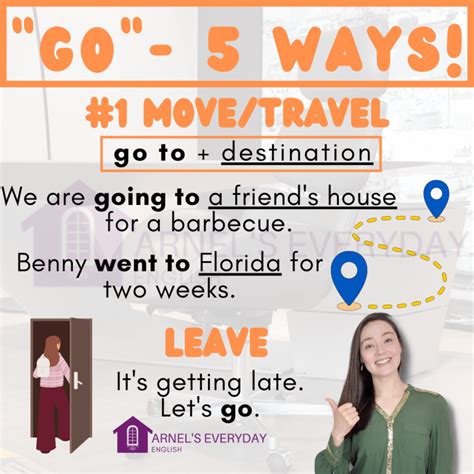 5 ways you can use the verb "GO" in English - plus video