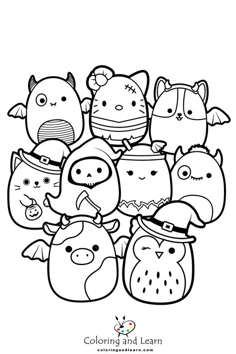 Squishmallows Coloring Pages (FREE) (2025) - Coloring and Learn