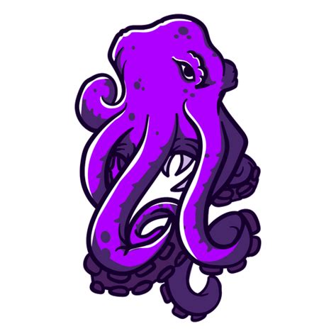 Folklore Creature Kraken Purple Icon Transparent Png Svg Vector File