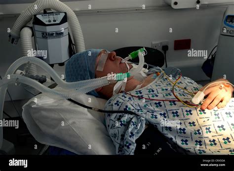 A patient under anesthesia Stock Photo - Alamy