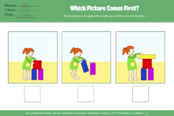 Sequence And Write Pictures Sequencing Sequence Speech Therapy