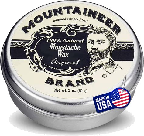 Mountaineer Brand Mustache Wax For Men 100 Natural