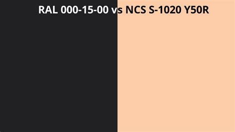 Ral 000 15 00 Vs Ncs S 1020 Y50r Ral Colour Chart Uk