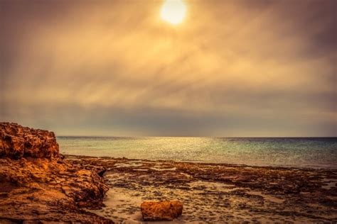 Kostenlose Bild Sonnenuntergang Wasser Sonne Strand