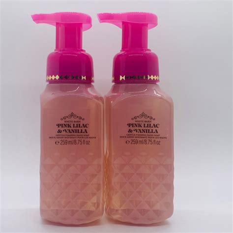 3 Bath And Body Works Pink Lilac And Vanilla Gentle Foaming Hand Soap 875