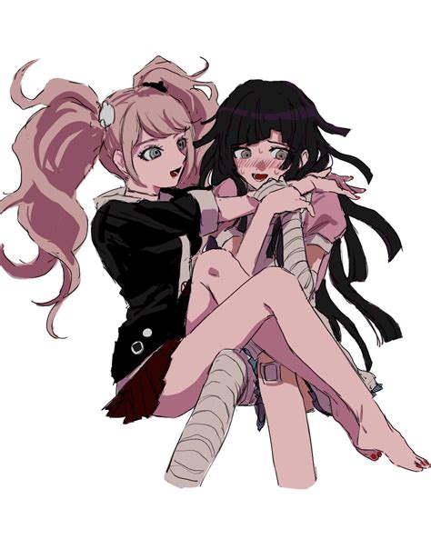 Enoshima Junko And Tsumiki Mikan Danganronpa And 2 More Drawn By