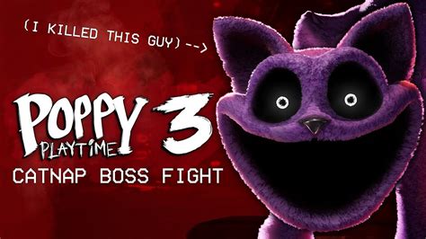 Catnap Boss Fight Poppy Playtime Chapter 3 Youtube