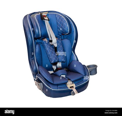 Blue baby auto car seat Stock Photo - Alamy