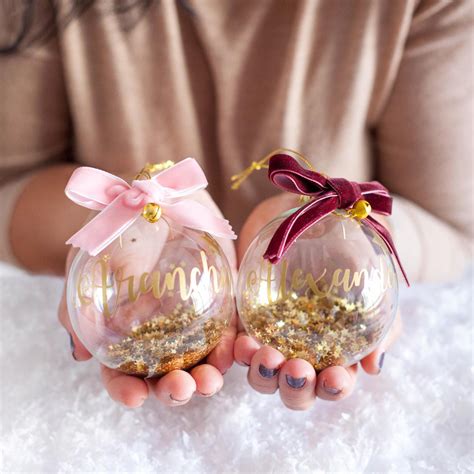 Bola De Navidad Personalizada Con Nombre Adorno De Navidad