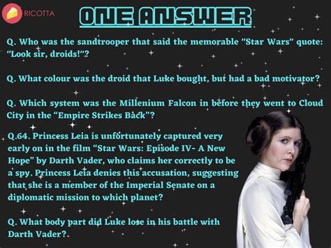 Star Wars Trivia Questions Answers For The Ultimate Fans