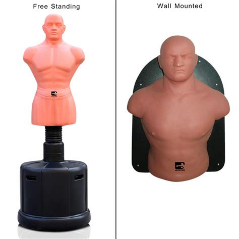 Free Standing Bob Dummy 6ft Sporteq Boxing Wall Mounted Torso Target