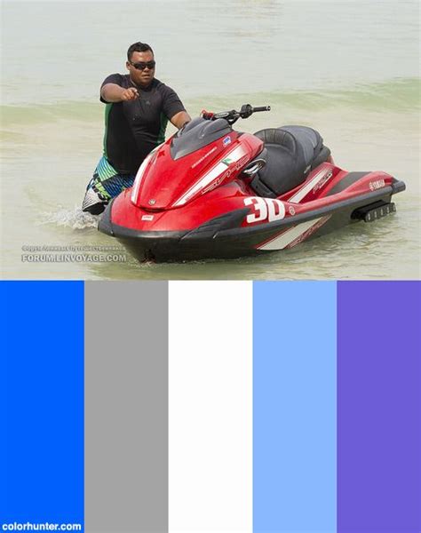 Jetski At Phuket Thailand Color Scheme From Colorhunter Phuket