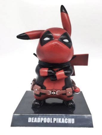 Action Figure Anime Pokemon Pikachu Cosplay Deadpool Cm Deadpool