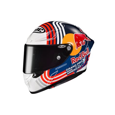 Motorradhelm Hjc Rpha Red Bull Austin Gp Mc Racing Helmet