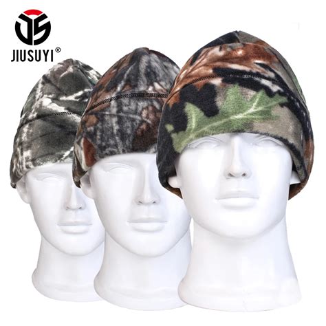 Winter Camo Multicam Fleece Warm Cap Thermal Tactical Combat Military