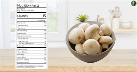 White Button Mushroom Nutrition Value Is It Good For You