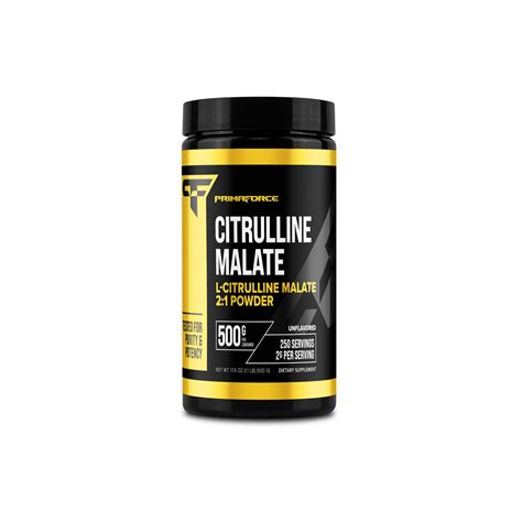 PrimaForce L Citrulline Malate Powder Unflavored Pre Workout