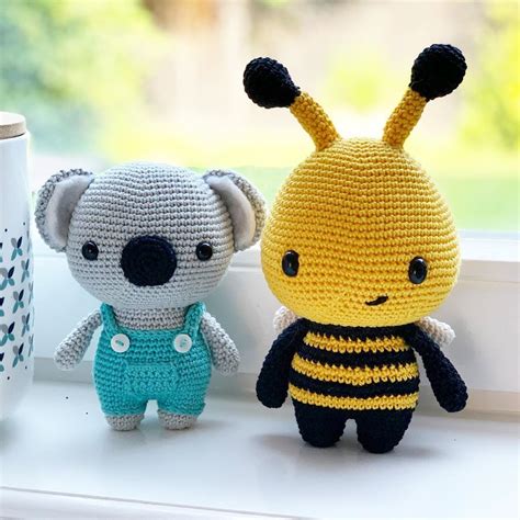 Barry The Bee And Cute Koala Amigurumi Crochet These Cute Toys Yourself