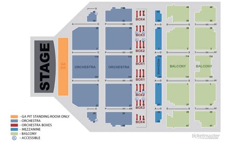 Seating Chart | Wang Theatre | Boston, Massachusetts