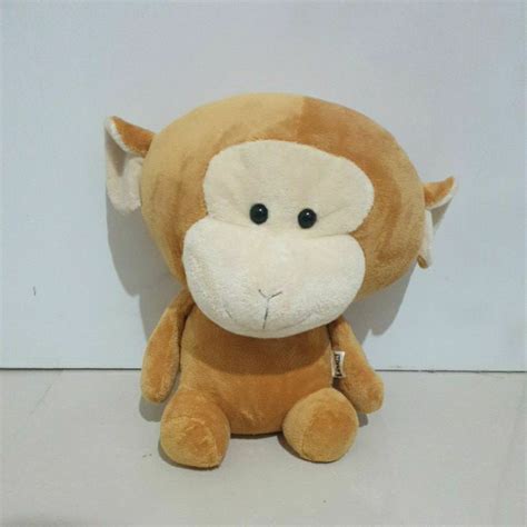 Jual Boneka Monyet Monkey Medium Kepala Besar New Timezone Shopee