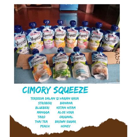 Jual Cimory Squeeze 120ml Yogurt Honey Aloe Vera Peach Strawberry Blueberry Original Purple Taro