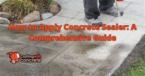 How To Apply Concrete Sealer