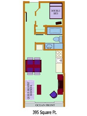 Yachtsman Resort Myrtle Beach Sloop Floor Plan - East Coast Condo Rentals