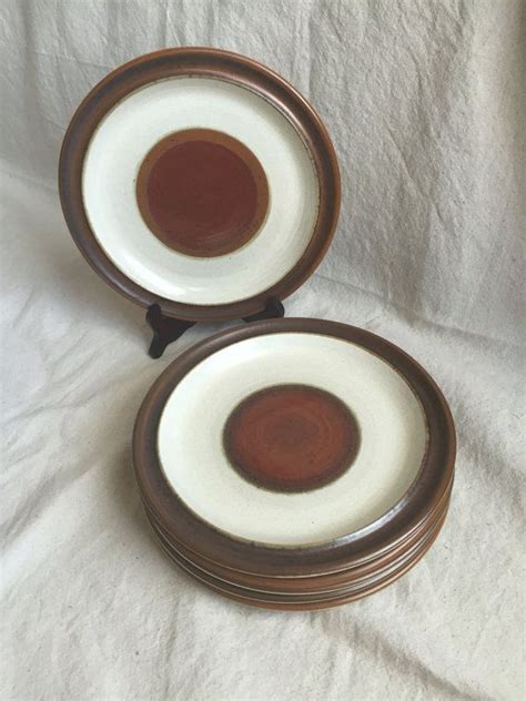 Denby Potter S Wheel Dinner Plates Made In England Dinner Etsy