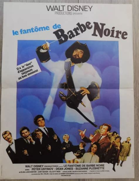 Le Fantome De Barbe Noire Affiche Poster X Cm Disney Eur