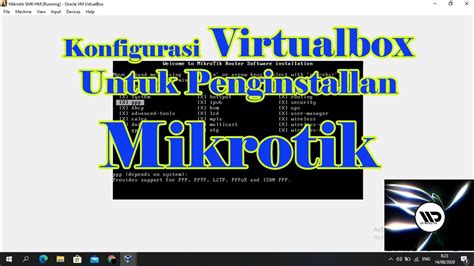 Cara Mudah Konfigurasi Virtual Box Dan Install Mikrotik Youtube