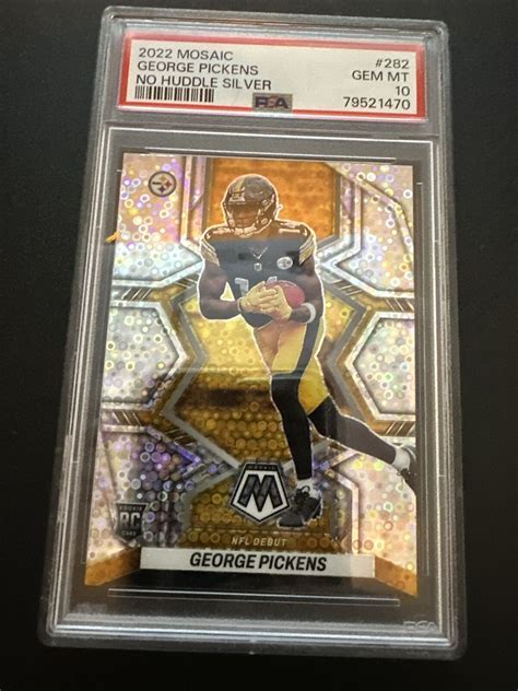 George Pickens Mosaic Nfl Debut No Huddle Price Guide