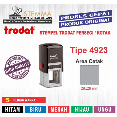 Jual Stempel Trodat Custom Otomatis Stempel Kotak