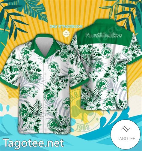 Panathinaikos Logo Hawaiian Shirt And Shorts Bishop Tagotee