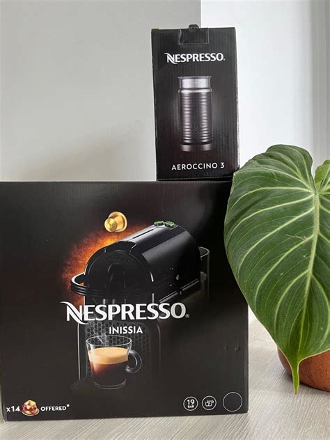 Nespresso Inissia Aeroccino 3 TV Home Appliances Kitchen