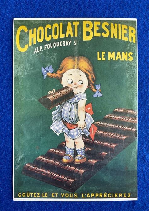 Chocolat Besnier Le Mans Postcard Mm X Mm Ebay