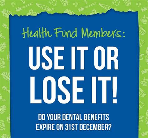 Health Fund Members Use It Or Lose It Pacific Smiles Dental