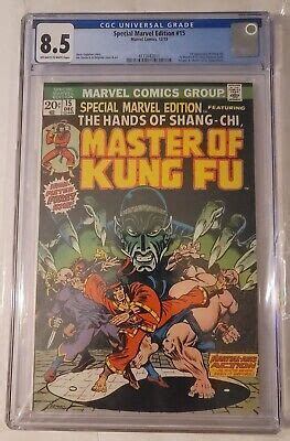 SPECIAL MARVEL EDITION 15 CGC 8 5 FIRST APPEARANCE SHANG CHI JIM