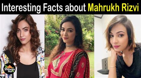 Mahrukh Rizvi wiki Archives | Showbiz Hut