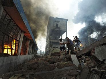 China Factory Explosion Kills 5, Injures Scores - CBS News