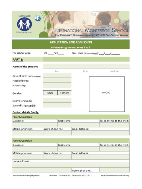 Fillable Online Church Teachers College: Mandeville APPLICATION FORM ...