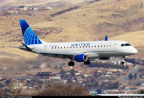 N Ux United Express Embraer Erj Ll Erj Ll Photo By