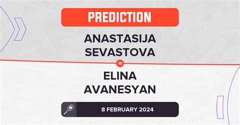 Anastasija Sevastova Vs Elina Avanesyan Prediction Transylvania Open 2024