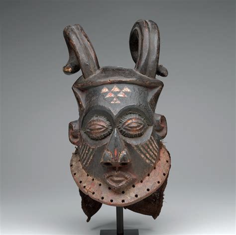 Horned Forest Spirit Mask Kuba Mia