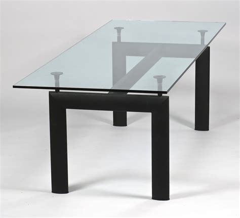 Lot 450 Le Corbusier Lc6 Glass Dining Table