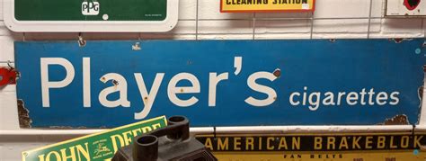 Player’s Cigarettes Sign – Texas Trucks and Classics