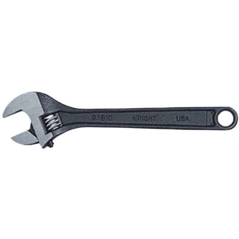 Wright Tool Adjustable Wrenches 12 In Long 1 12 In Opening Black