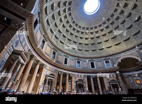 The Pantheon Is A Building In Rome Italy On The Site Of An Earlier