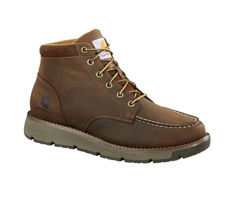 Mens Carhartt Fm5010 Millbrook 5 Moc Toe Wedge Work Boots Shoe Station